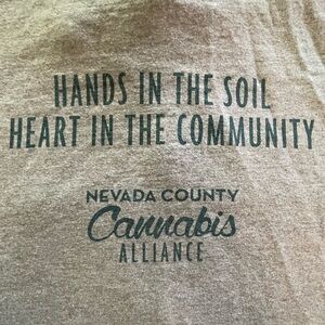 Cannabis Alliance of Nevada County Know Your Farm Grey Full Zip Hoodie XL